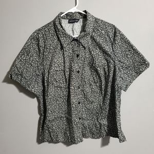 Anthony Saks vintage button up top